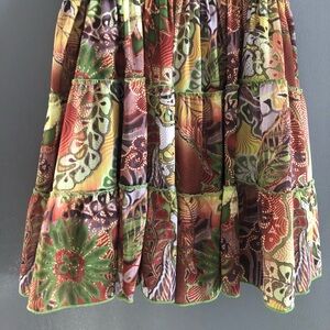 Amy Byer Girl's Print Ruffled Skirt Size: Large 12-14